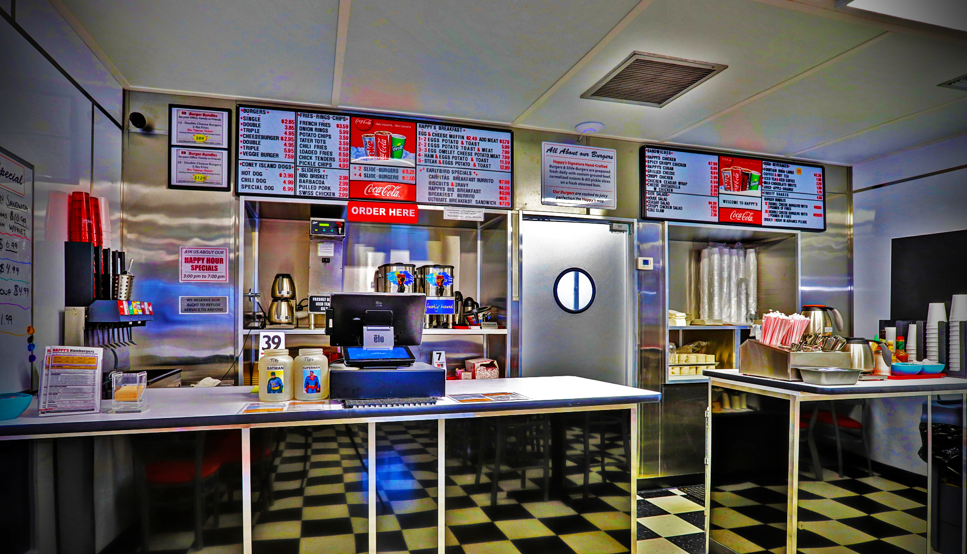Happy's Hamburgers | Scottsdale, AZ Breakfast, Lunch, Dinner, Sliders and more